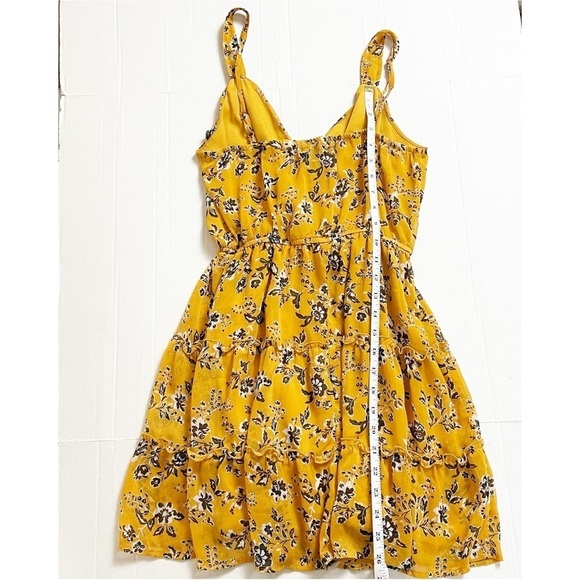 TRIXXI Women’s Yellow Floral Dress - Small - Picture 9 of 10